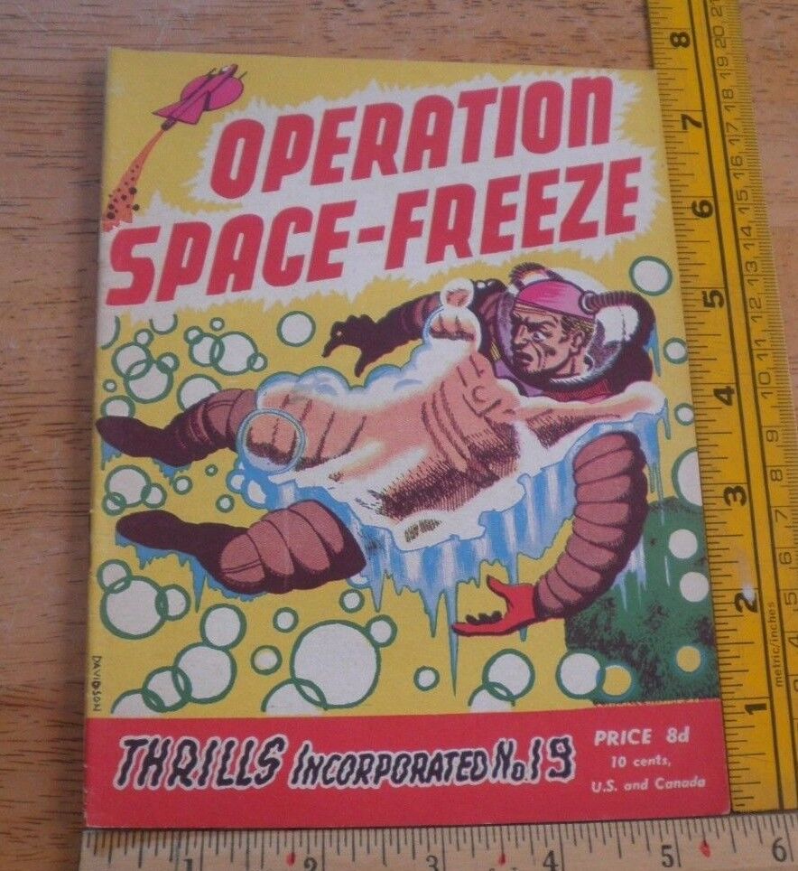 Science Fiction Australian 1950s magazine pulp Thrills Incorporated 19 VF