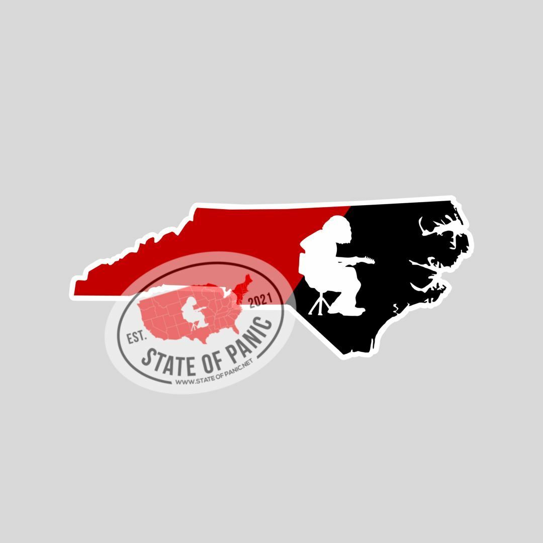 WSP State of Panic (NC) NCSU North Carolina State University Sticker (version 1)