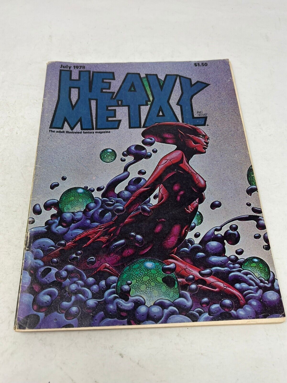 Heavy Metal Magazine July 1978 Richard Corben Bilal Voss Druillet