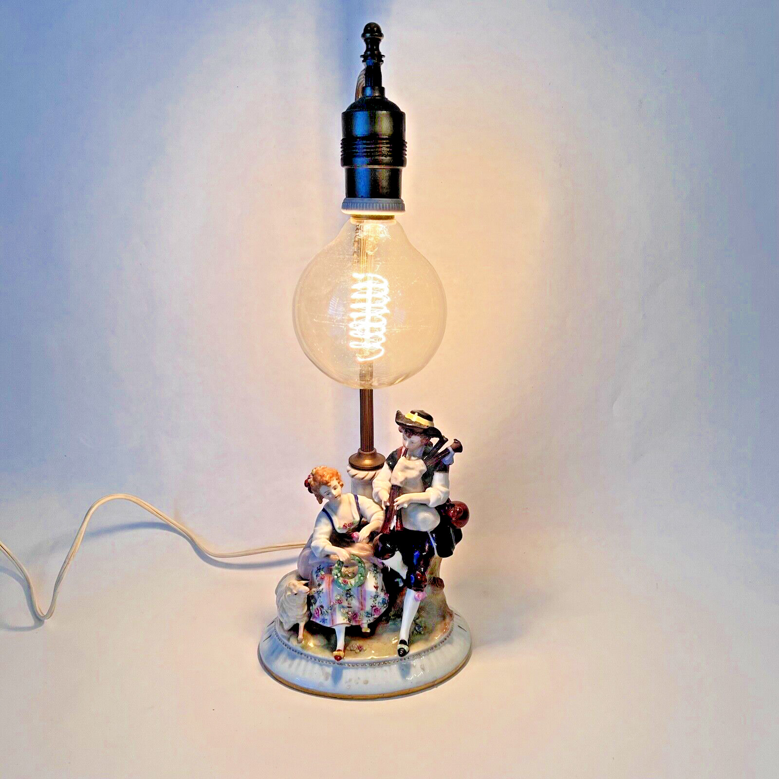 Vintage Rosenthal Porcellaine Works Inc Figural Lamp 16\