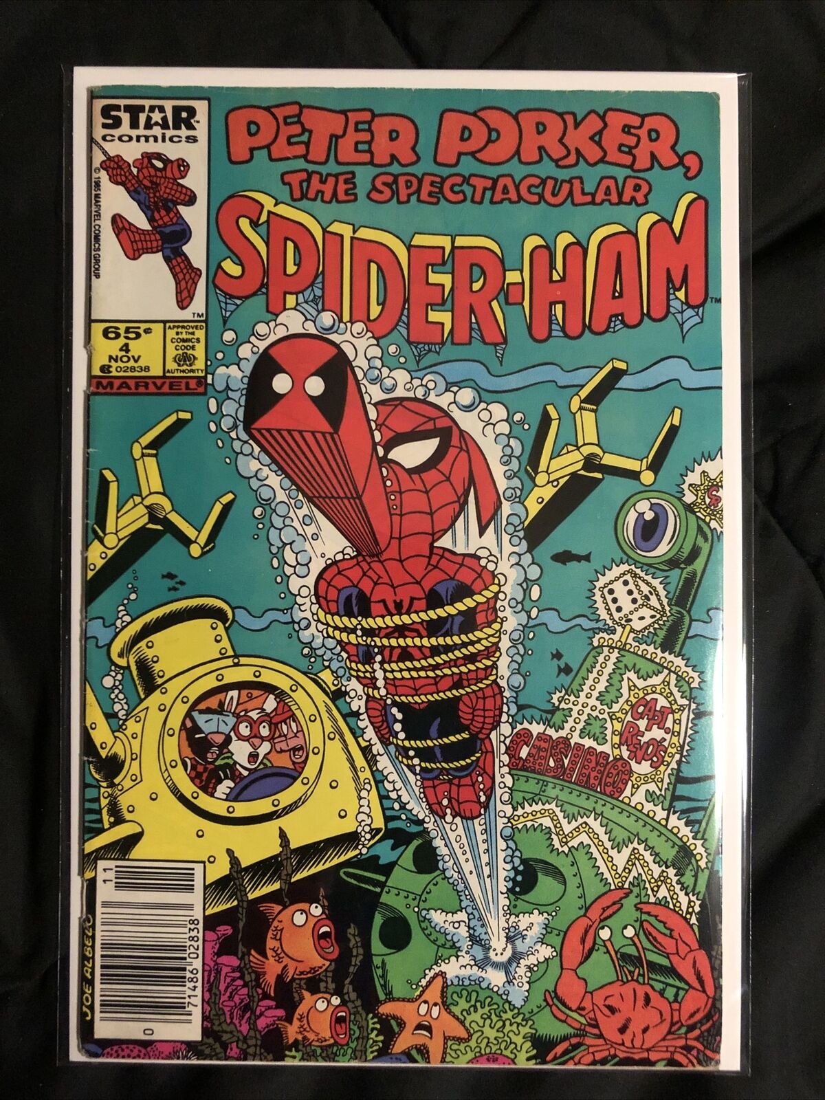 Marvel Peter Porker The Spectacular Spider-Ham Newsstand 1985 #4 Star Comics