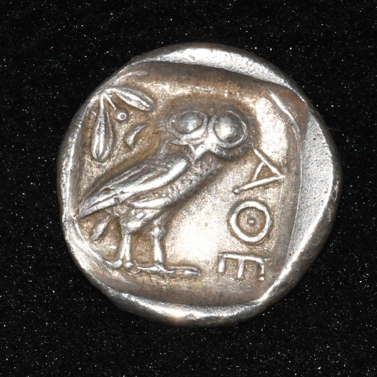 Ancient Attica Greek Silver Tetradrachm Coin in Perfect Condition 454 - 404 BC