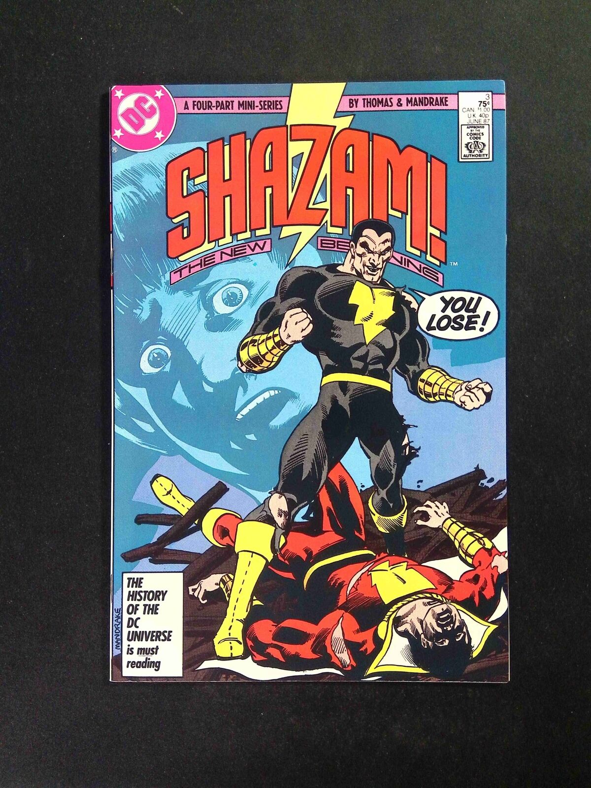 Shazam The New Beginning #3  DC Comics 1987 VF/NM