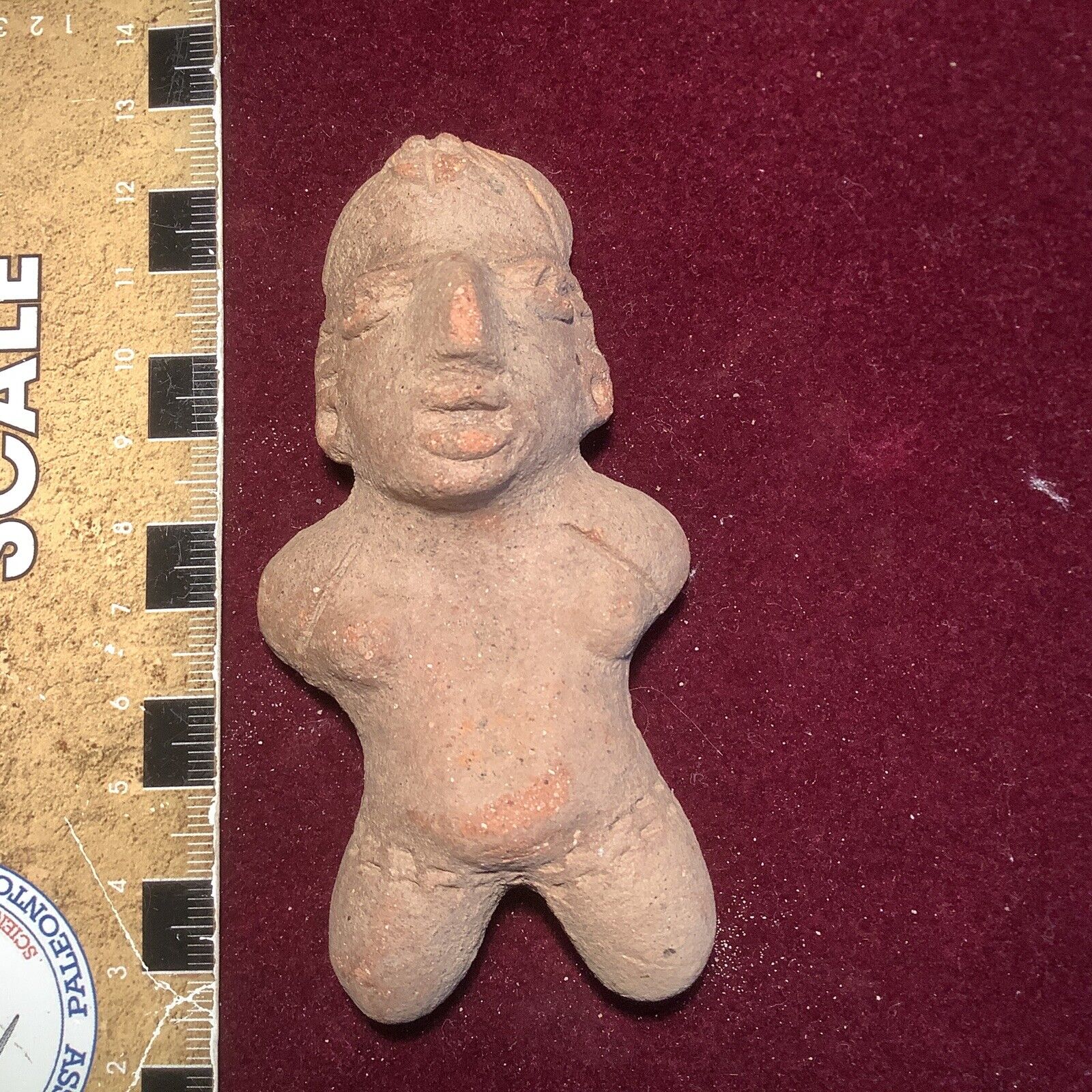 Ancient COLIMA PREGNANT Fertility Figure 300BC/200AD =  PRE-COLUMBIAN