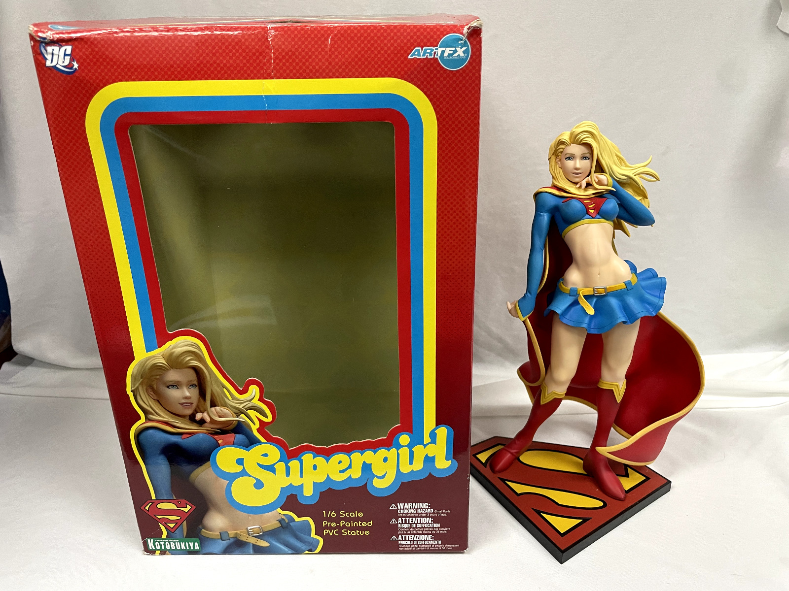 DC SUPERGIRL Statue 1/6 Scale PVC Vinyl Superman Kotobukiya ArtFx DC Direct