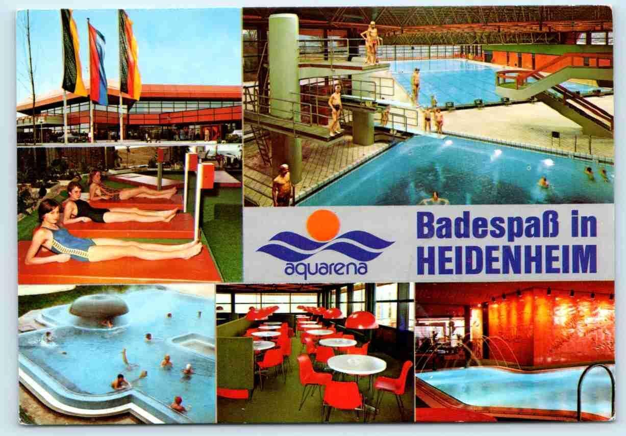 HEIDENHEIM, GERMANY ~ Indoor Leisure Pool AQUARENA Solarium 4\