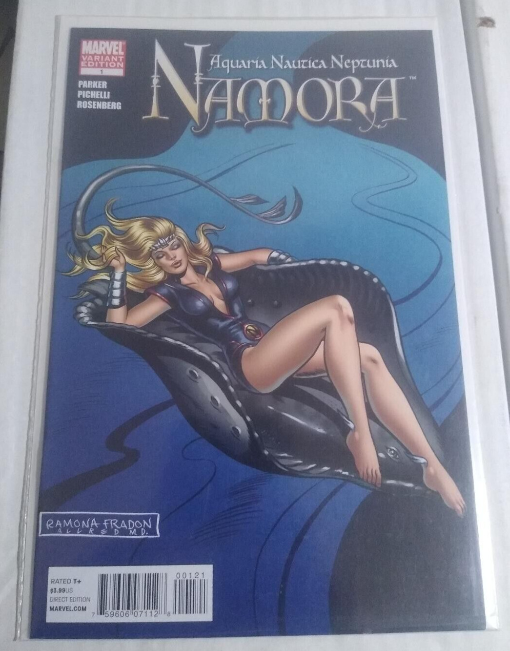 Namora #1b (2010 Marvel Comics) Ramona Fradon Variant 