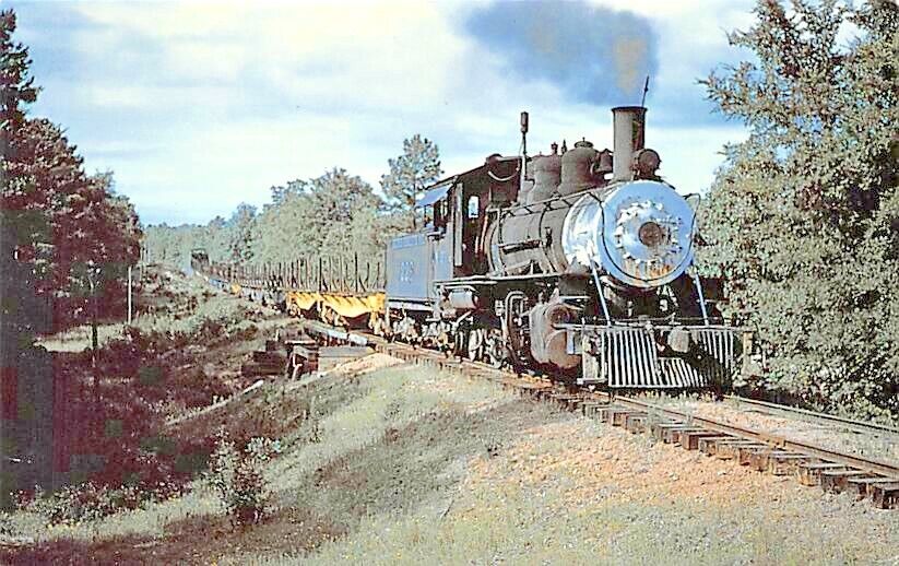 Railroad Postcards Dierks Forests ,Inc Number 226 Baldwin Locomotive 
