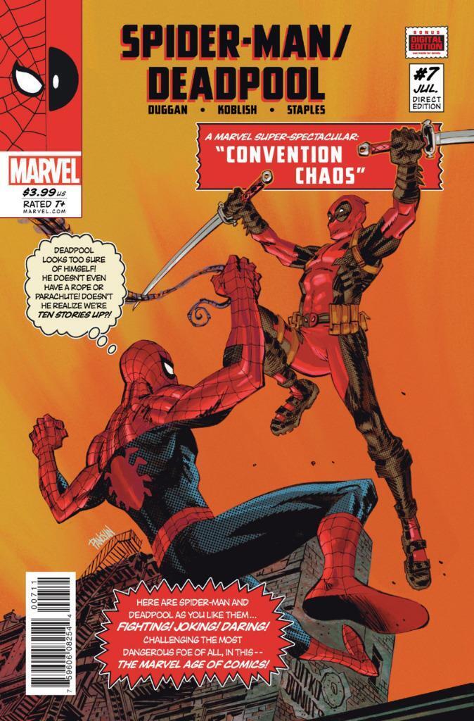 Spider-Man Deadpool #7, NM 9.4, 1st Print, 2016, Same $hipping Any Number Items
