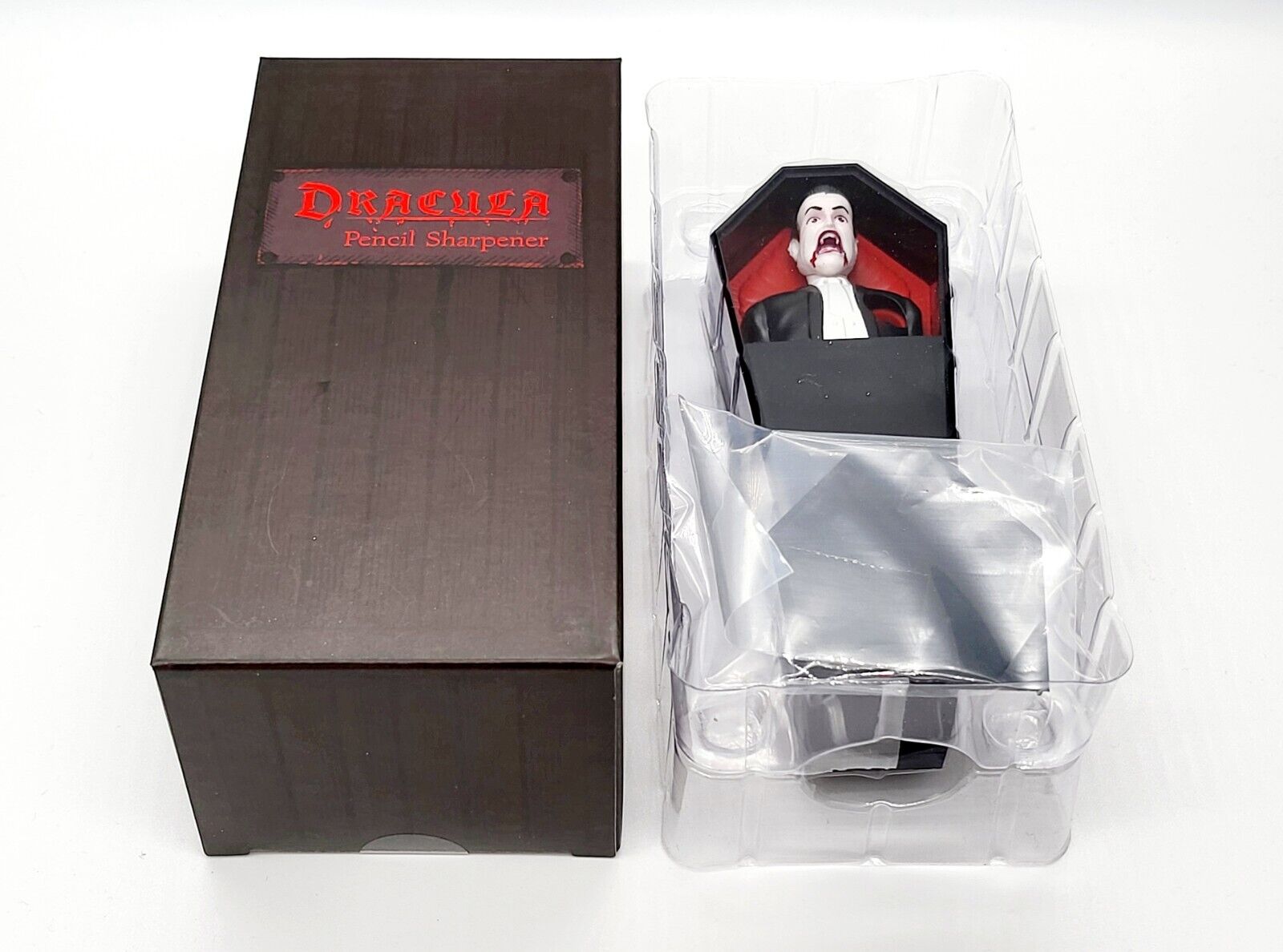 2019 Loot Crate Exclusive Dracula Coffin Pencil Sharpener Brand New Open Box