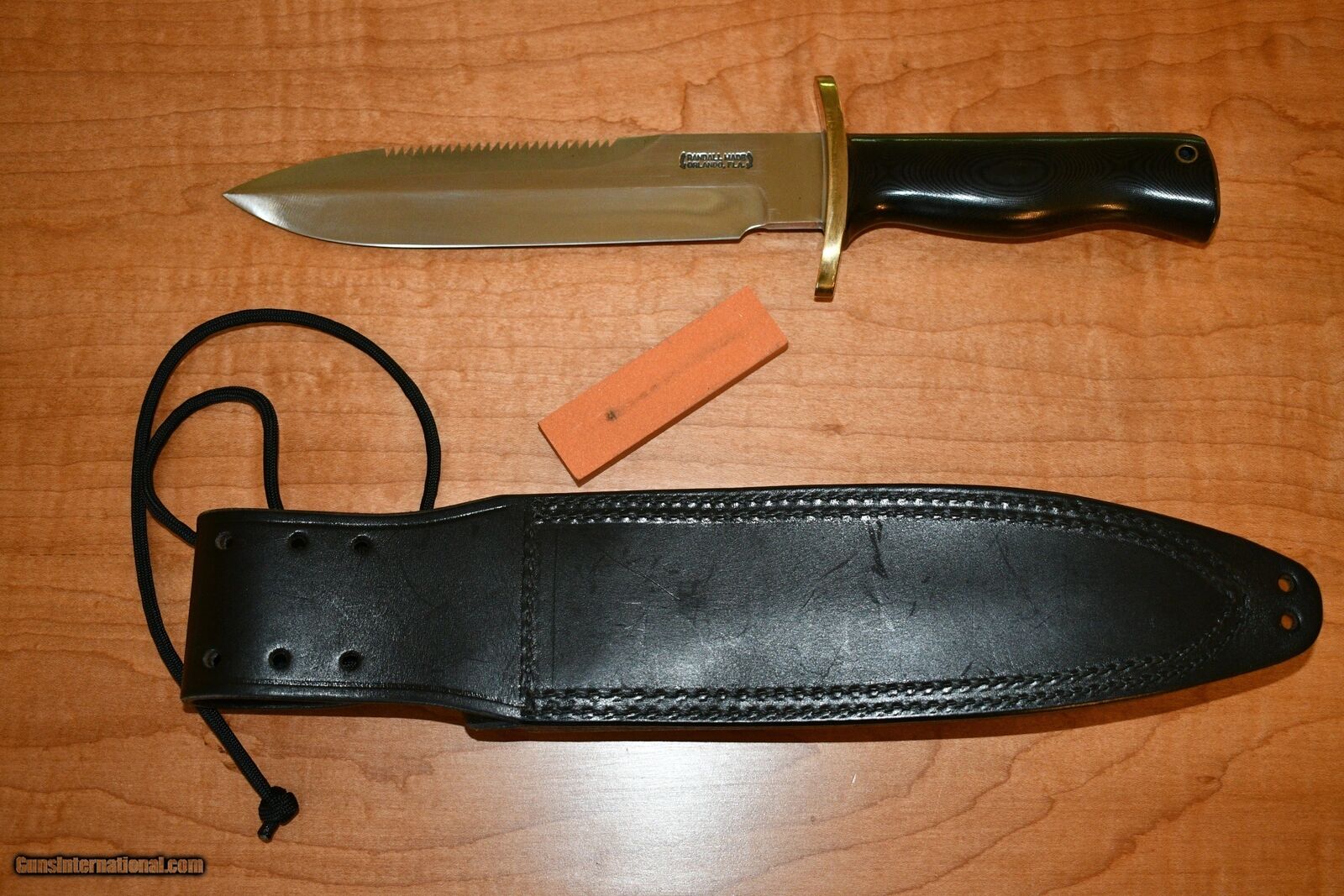 Randall Made #16 Dive Knife with Custom Order #18 Attack Survival Grind SHEATH