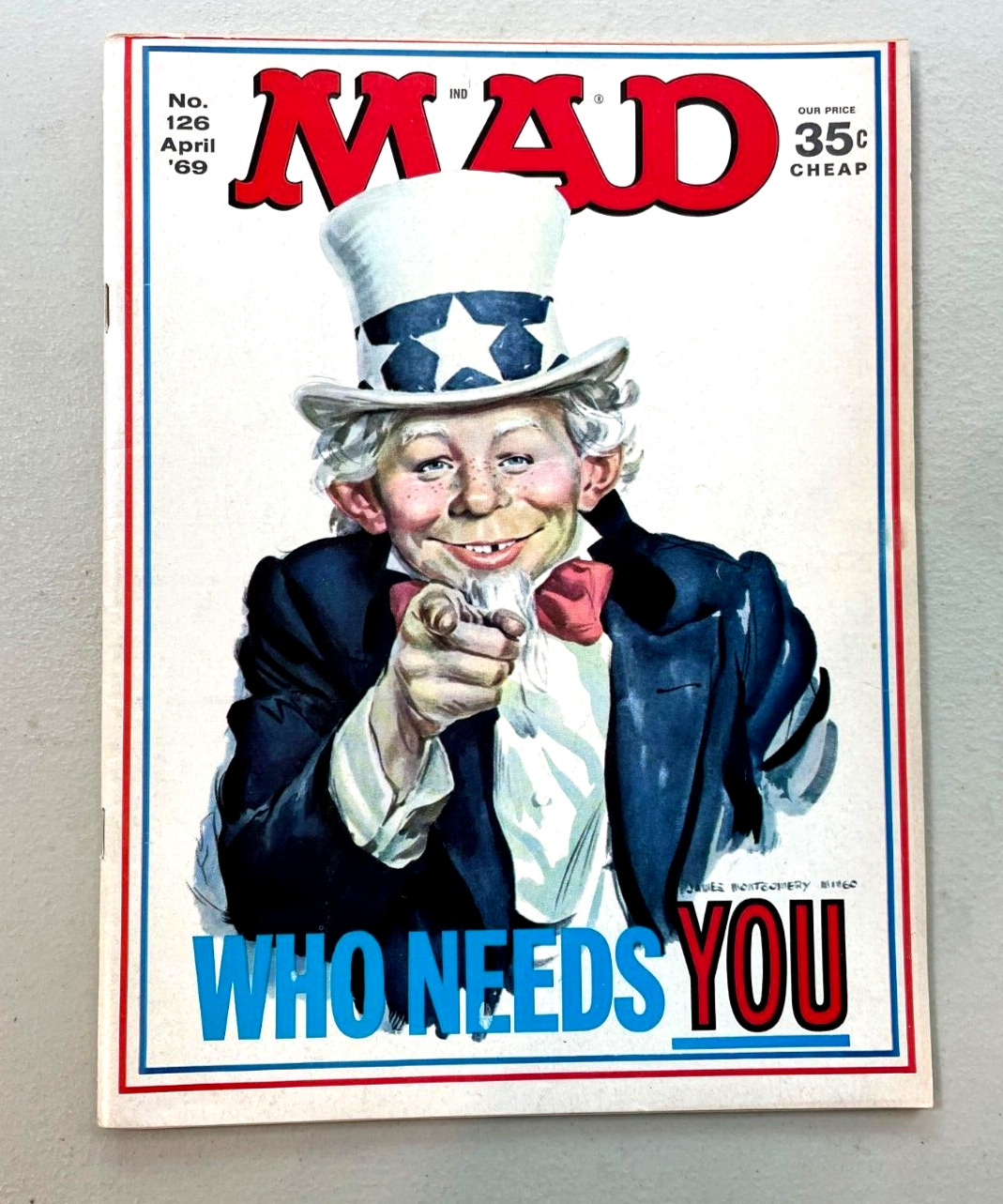 MAD magazine #126 (1969 EC) VF/VF+ Sick Society, City life, COMBINE