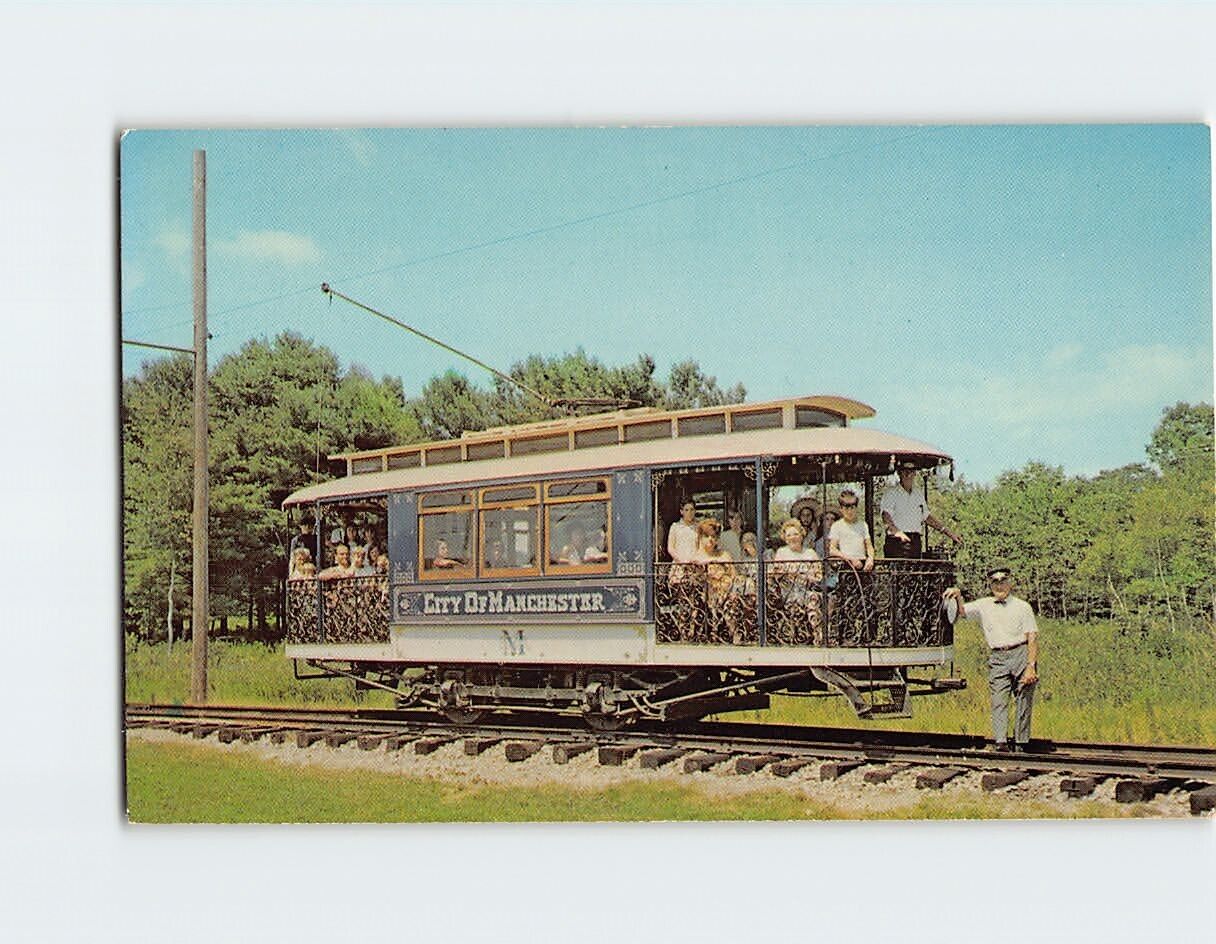 Postcard Seashore Trolley Museum Kennebunk Maine USA