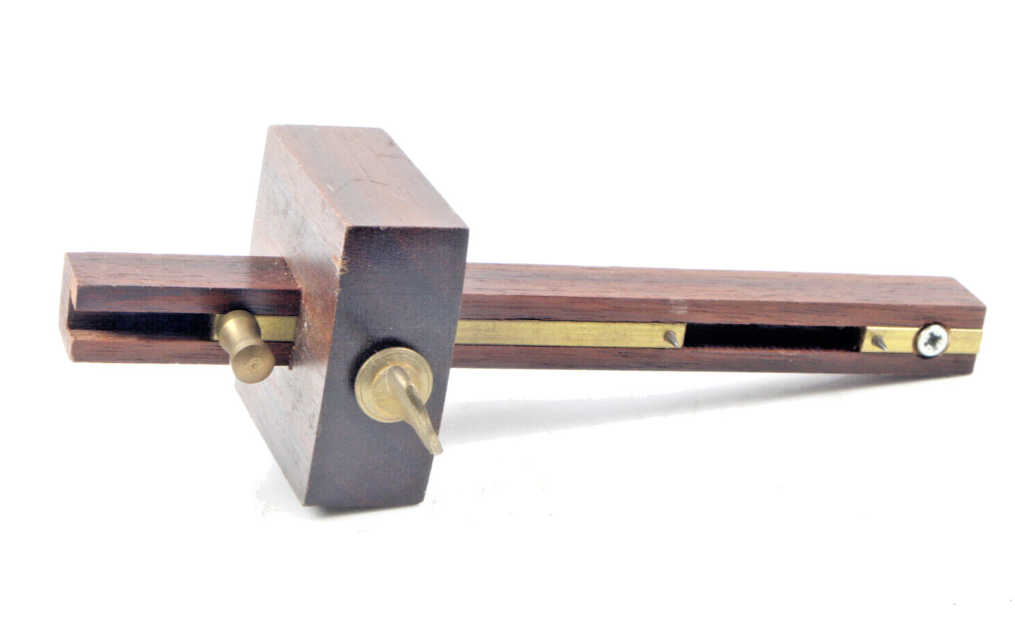 MINTY NOS Vintage Crown Tools Mortise Marking Rosewood Brass Gauge Scribe #AC131
