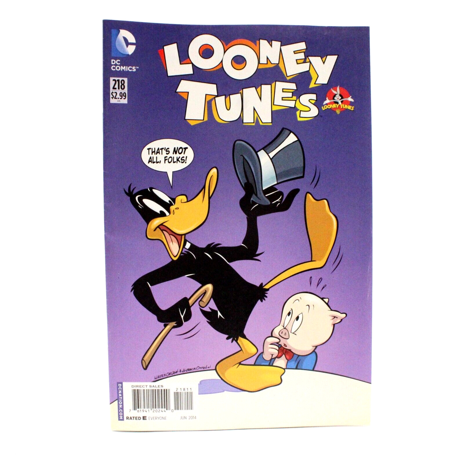 Looney Toons No 218 June 2014 DC Comics Newsstand Variant Cartoons D5b95 Rare