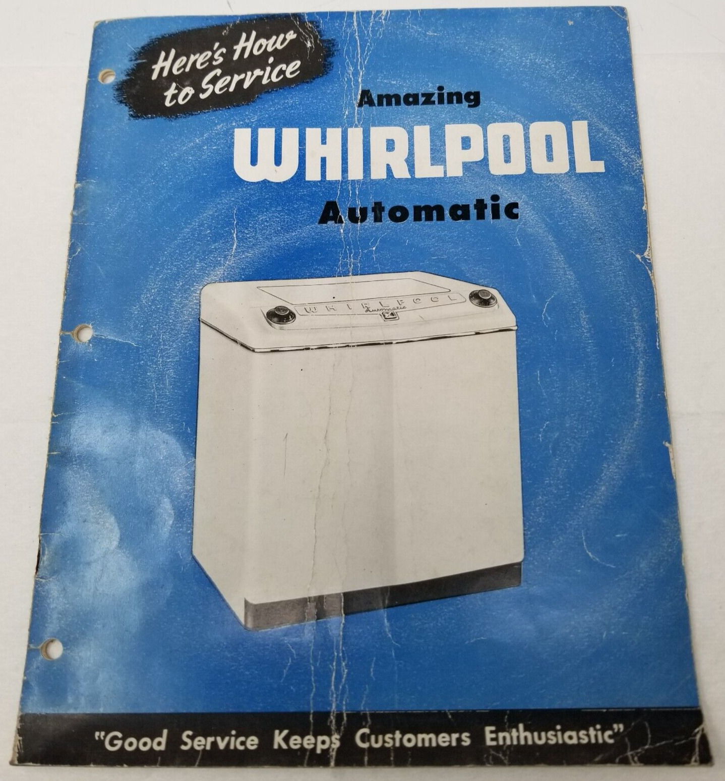 Here\'s How to Service Amazing Whirlpool Automatic Washer 1948 Nineteen Hundred
