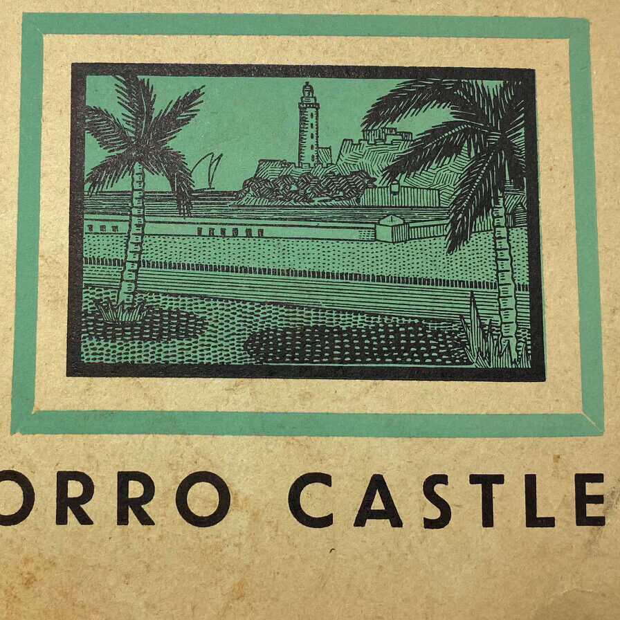 Vintage 1930s Morro Castle Souvenir Travel Brochure Booklet