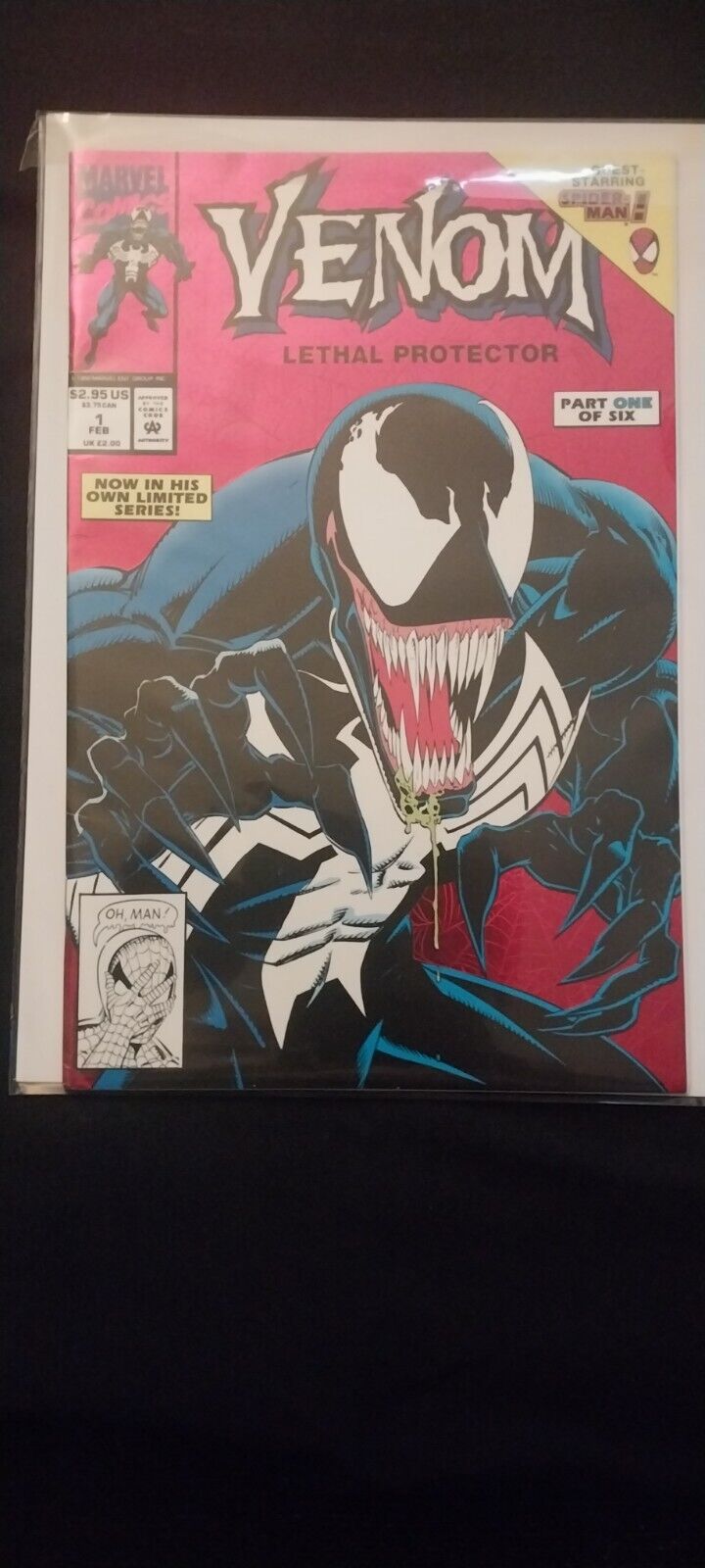 Venom: Lethal Protector #1 (Marvel Comics May 1993) RED FOIL VARIANT