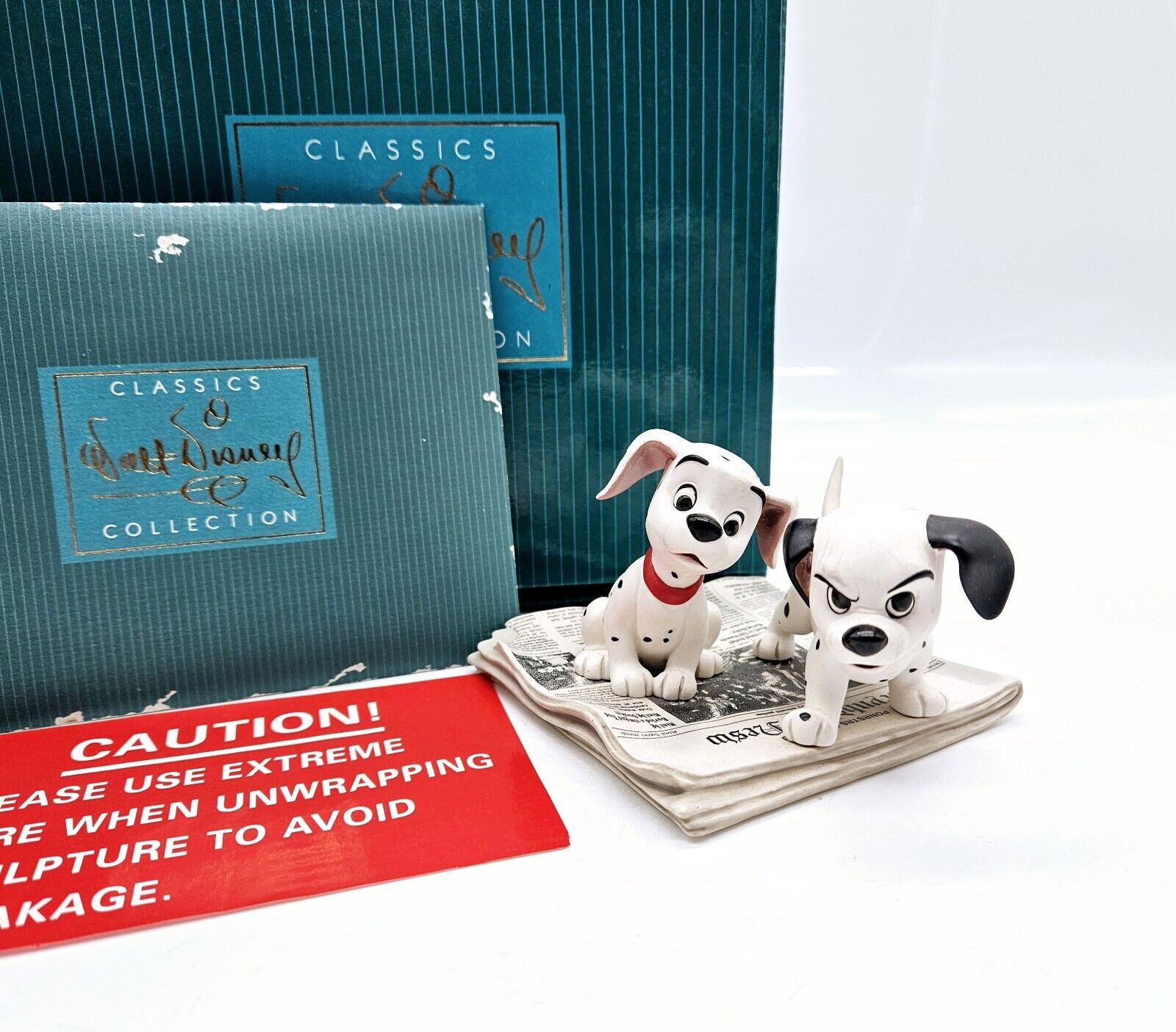 WDCC Disney 101 Dalmations Figurine Go get him, Thunder Lucky in Box COA 