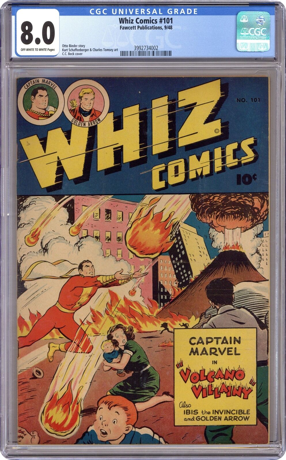 Whiz Comics #101 CGC 8.0 1948 3992734002