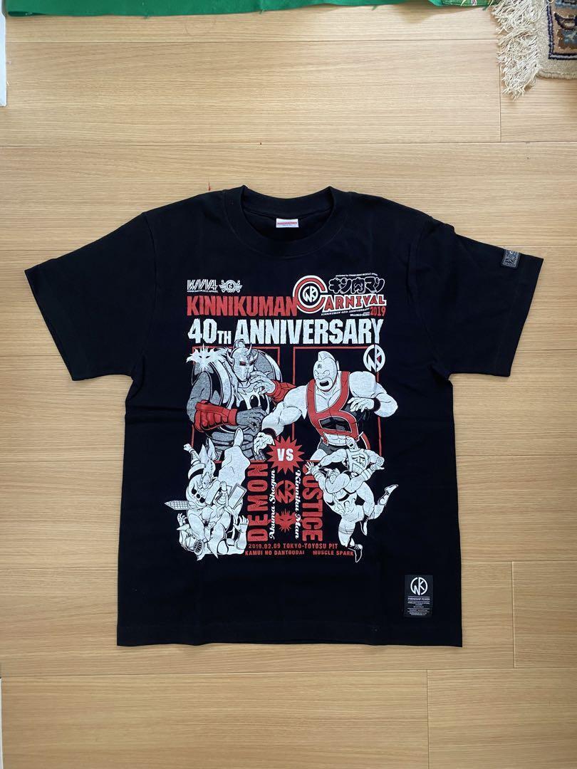 Kinnikuman 40th Anniversary Live T-shirt S Black from japan