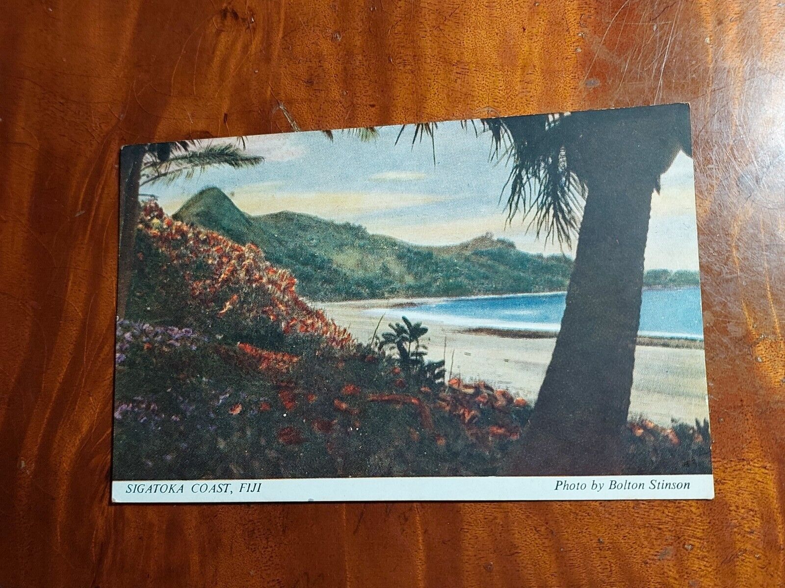 J Salmon Sigatoka Coast Fiji Islands 1950s Vintage Postcard
