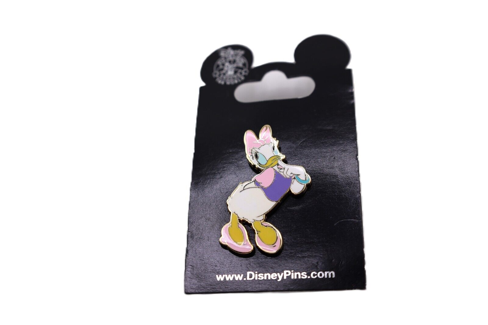 Disney Daisy Duck 2008 Thinking- Finger On Chin-Pink High Heels-Bow-very cute