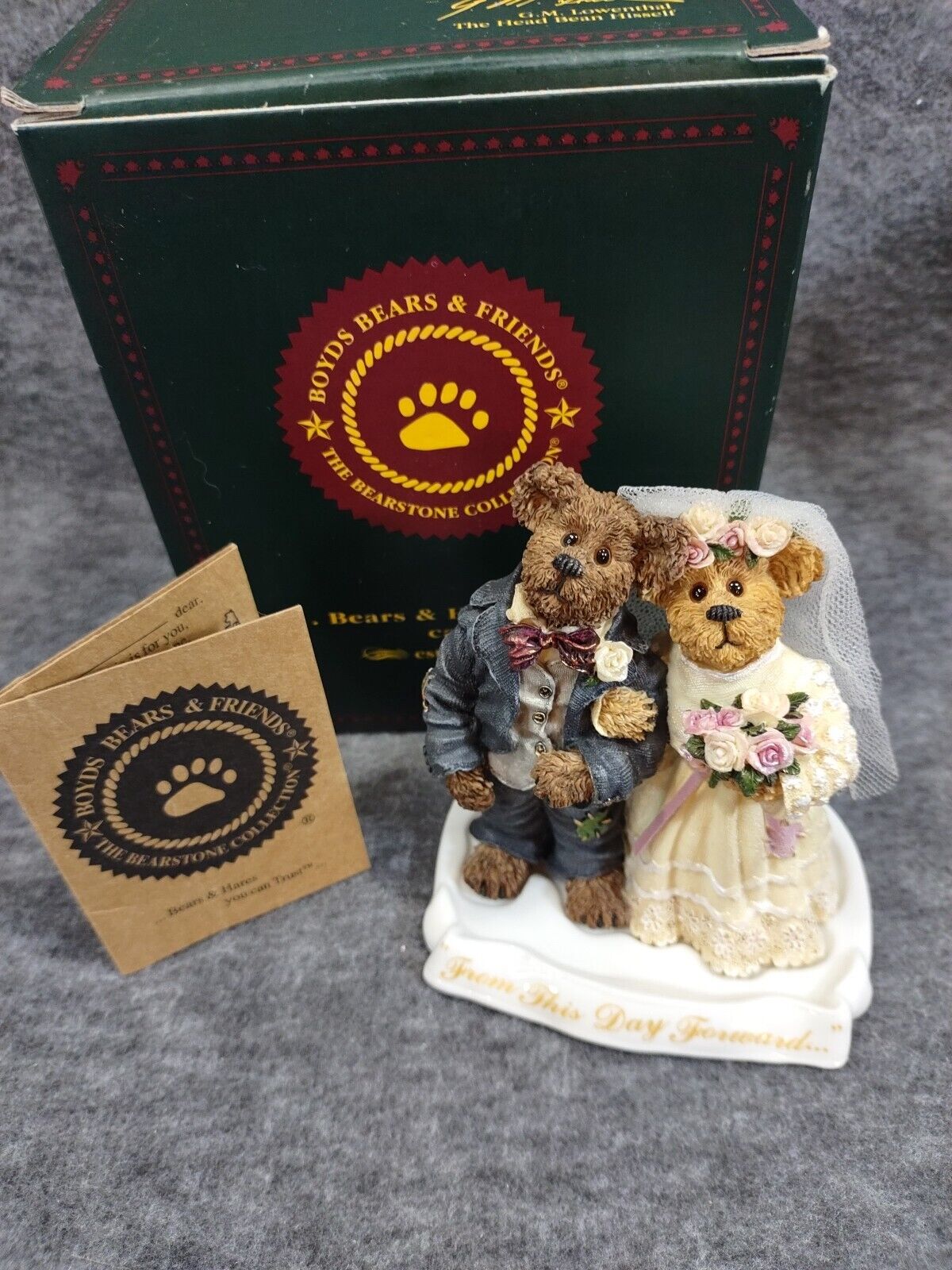 Boyd\'s Bears figurine Mr&Mrs Everlove \