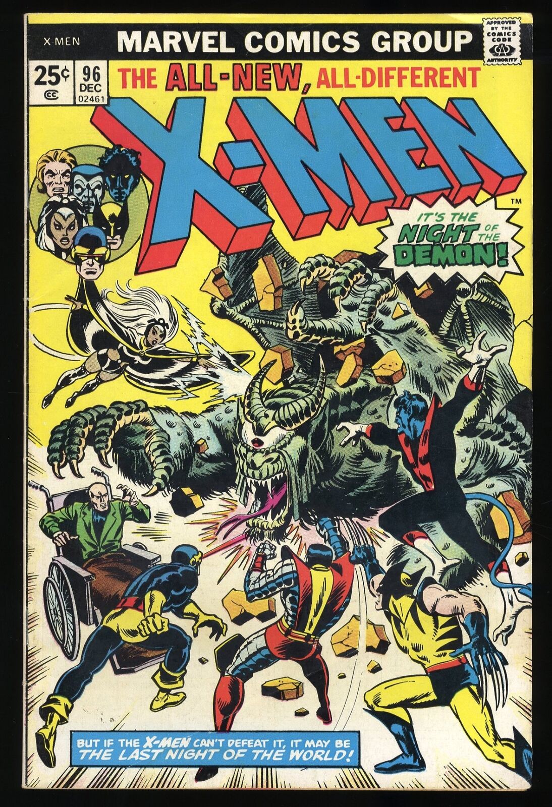 X-Men #96 FN 6.0 1st Appearance Moira McTaggert Stephen Lang Marvel 1975
