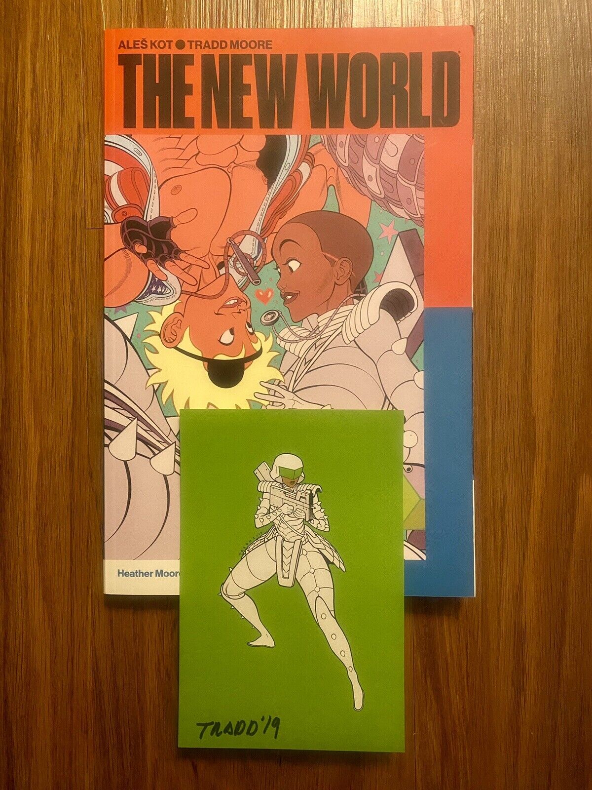 The New World SIGNED Tradd Moore & Ales Kot Image Comics 1st Print Graphic Novel