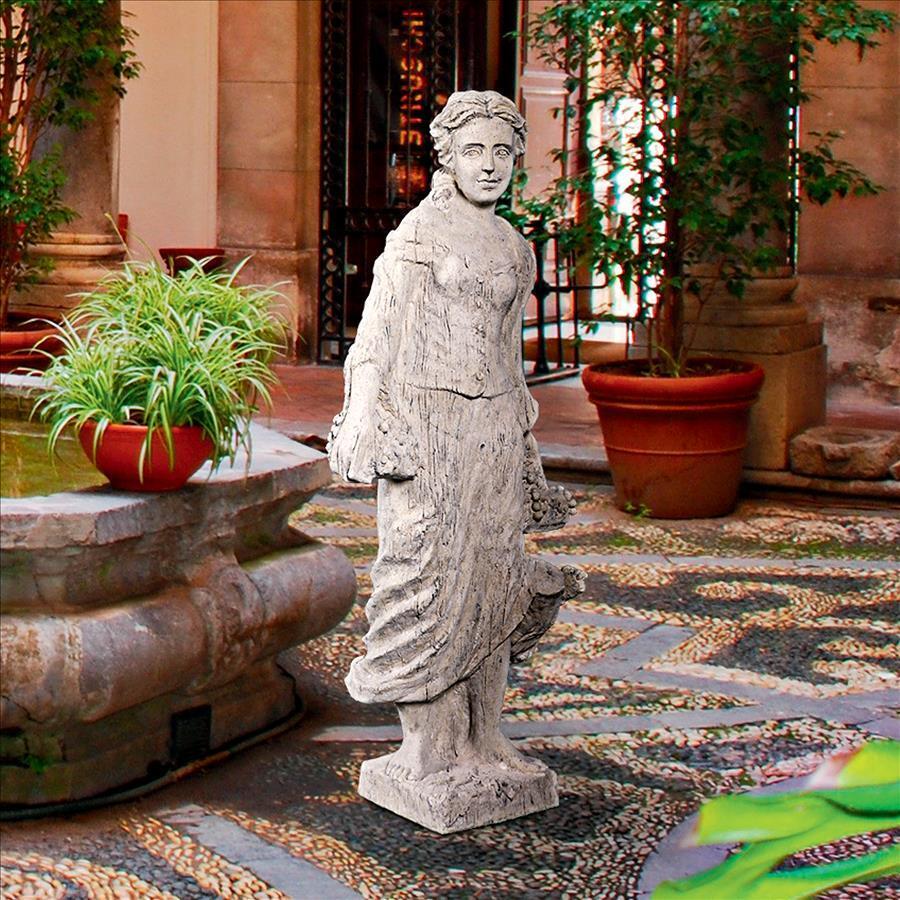 Goddess of Flowering Plants Classic Roman Style Flora Maiden Garden Statue