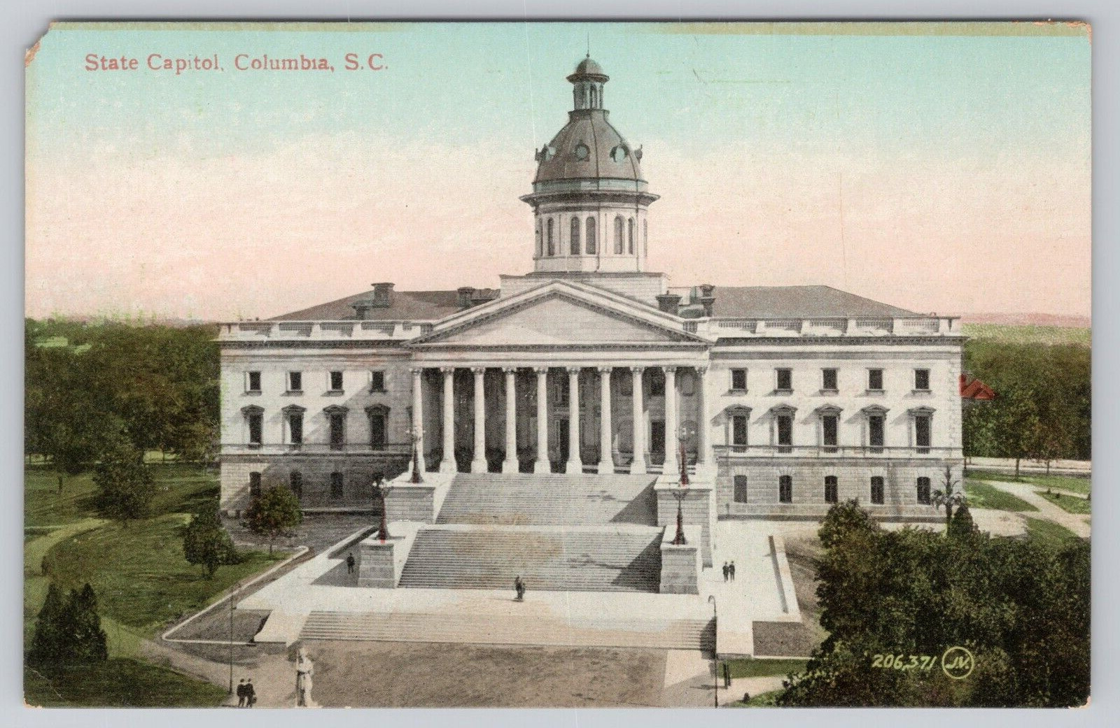 Vtg Post Card- State Capitol- Columbia, South Carolina- A429