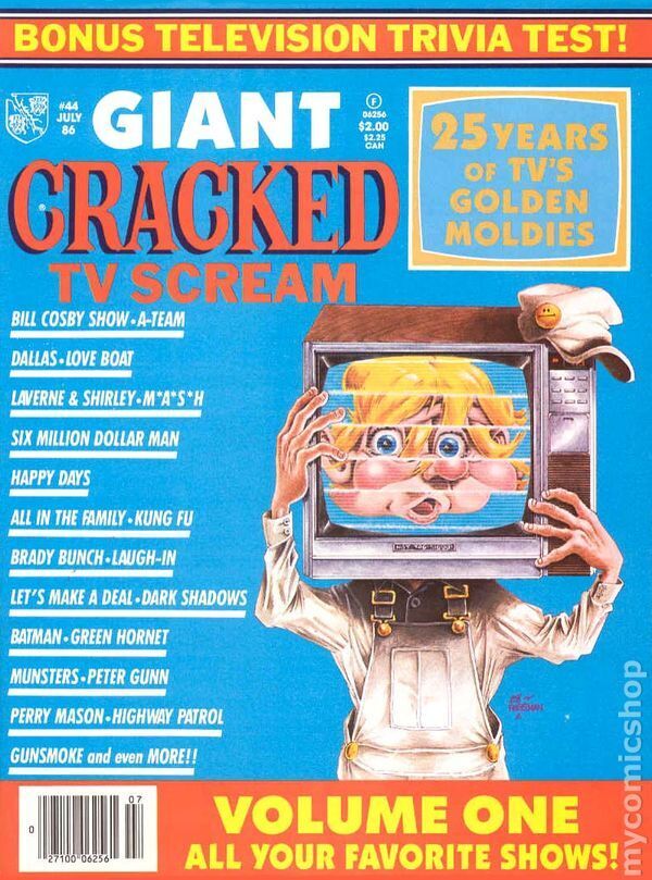 Cracked Giant #44 VG 1986 Stock Image Low Grade