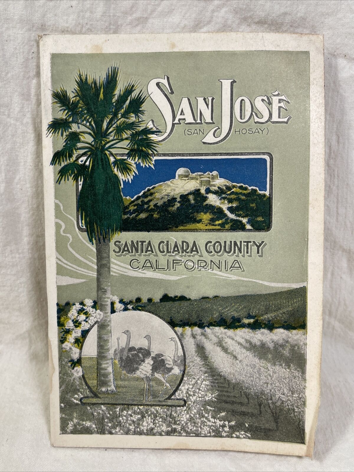 Antique San Jose Santa Clara County Chamber Of Commerce Booklet 1900s Ephemera 