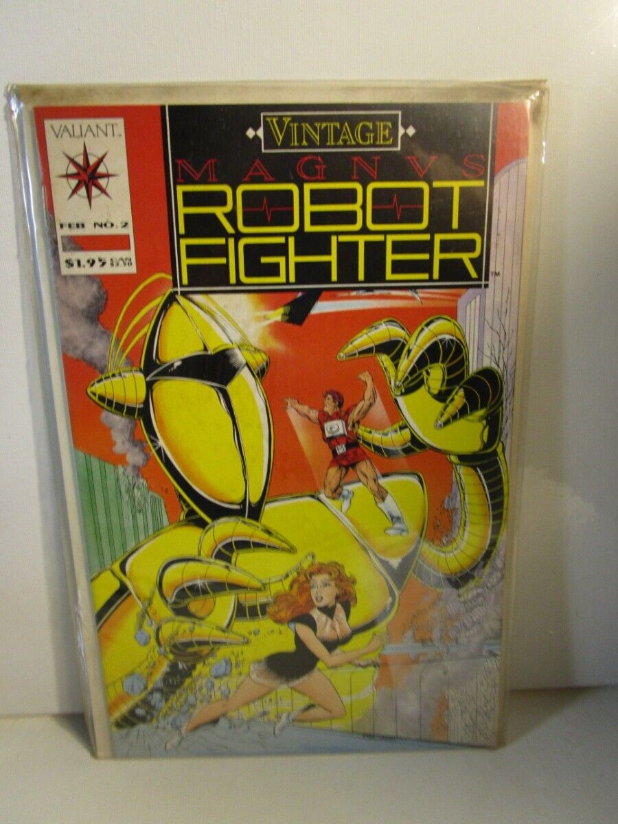 Vintage Magnus, Robot Fighter #2 Feb. 1992 Valiant Comics Bagged Boarded