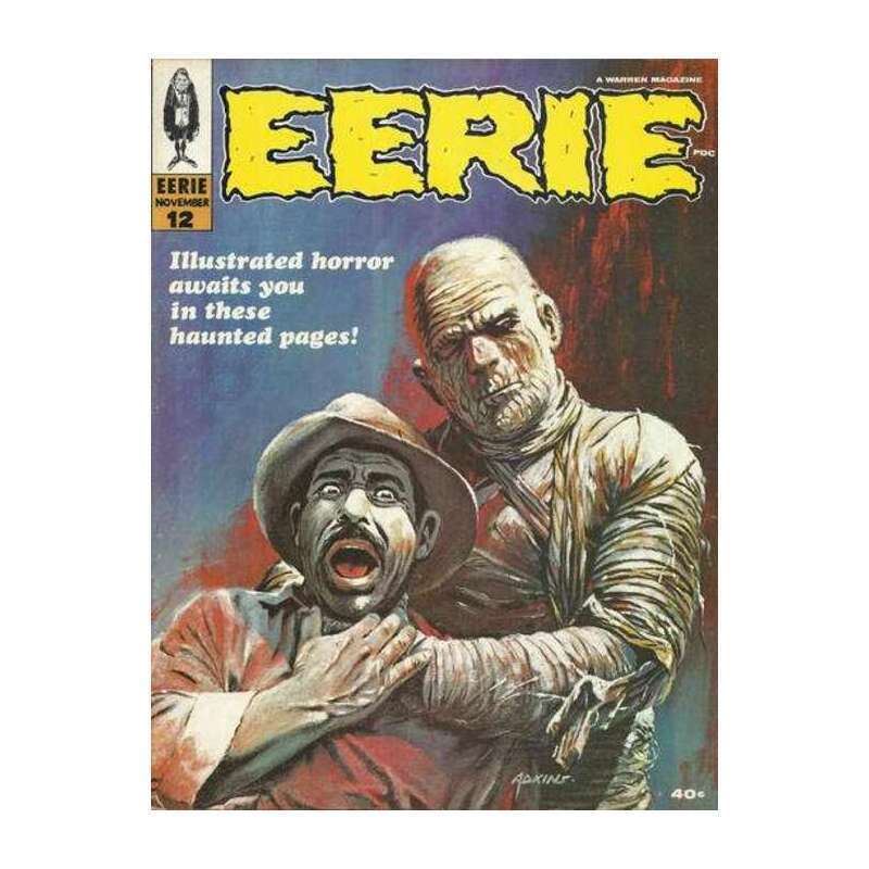 Eerie (1965 series) #12 in Fine + condition. Warren comics [b/