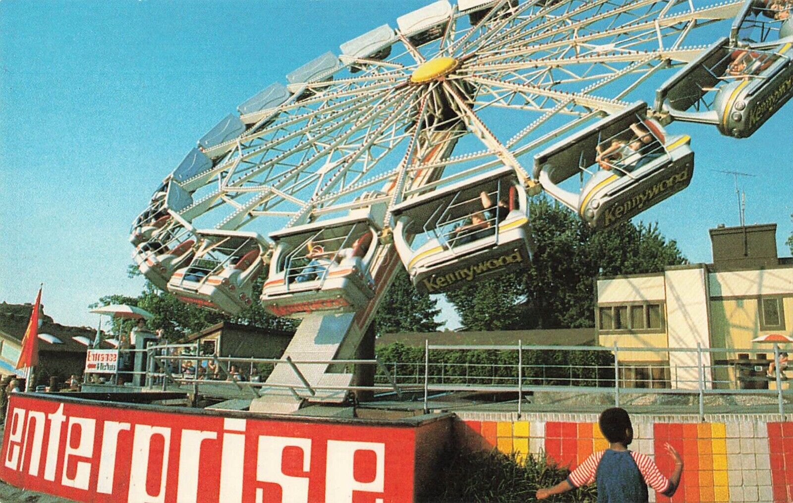 Kennywood Pittsburgh Pennsylvania  Postcard Amusement Park Enterprise  c1965  U2