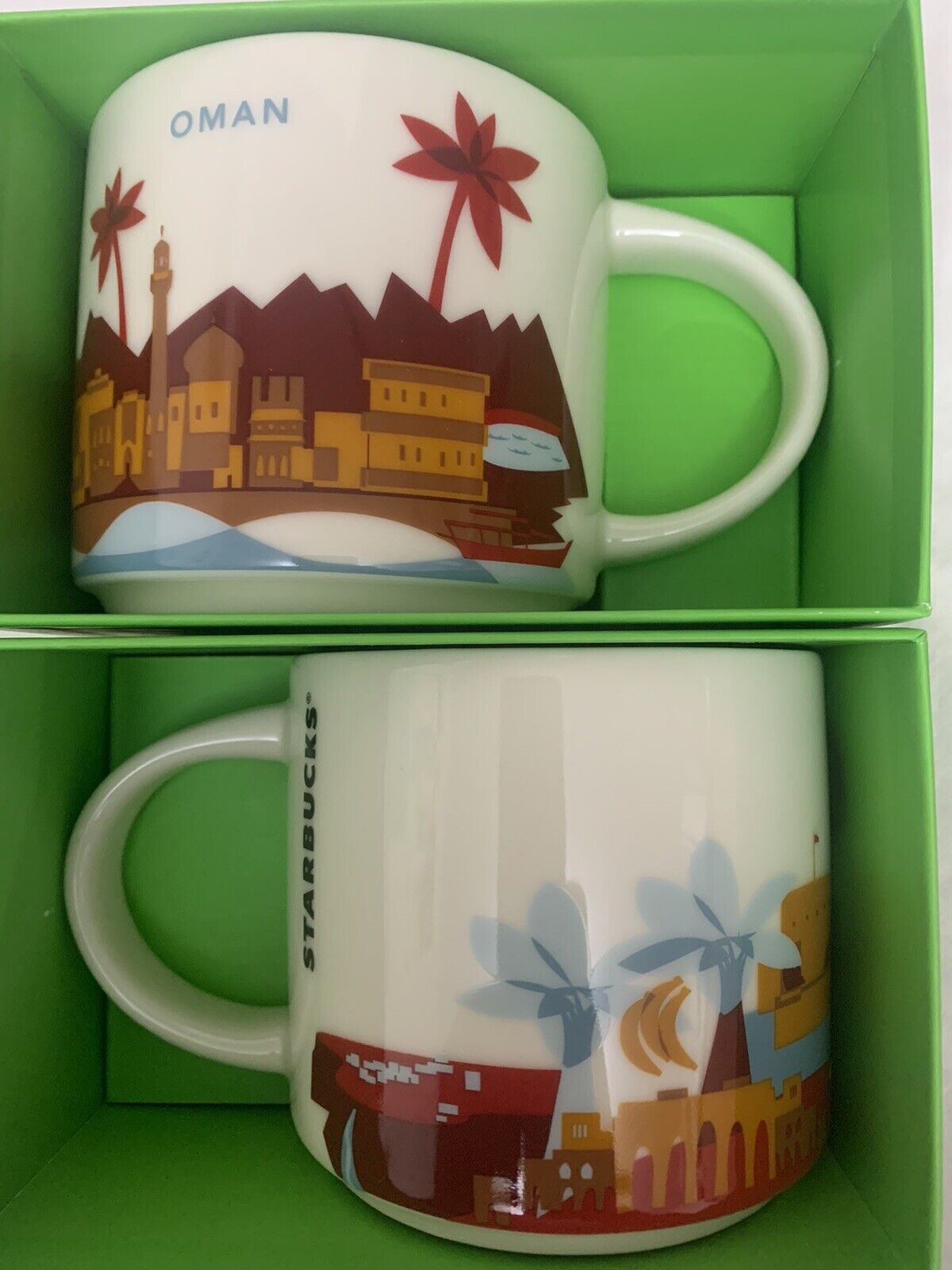 Starbucks YAH mug Oman 14 fl oz/ 414ml new with SKU sticker (1 mug)
