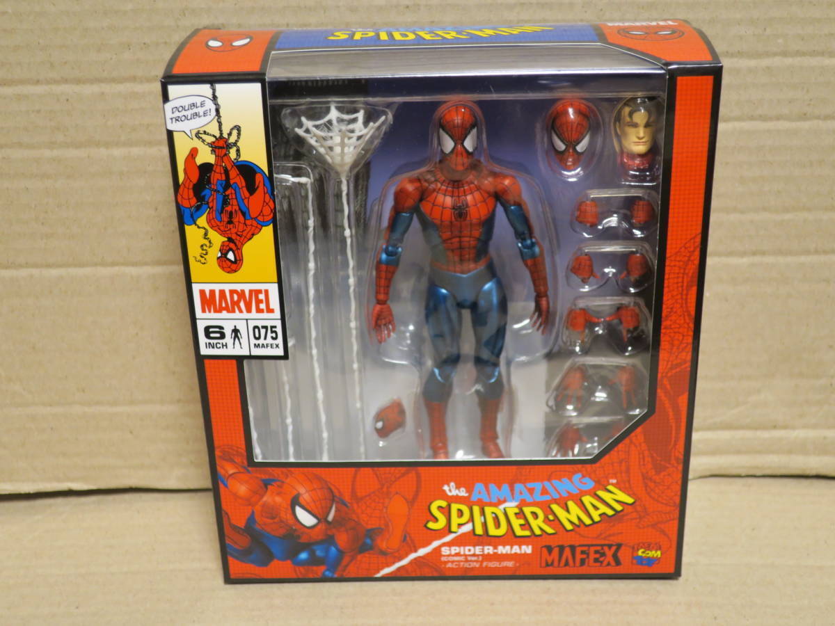 MAFEX Spider Man (COMIC Ver.) Medicom Toy Maphex No.075 2022 Rerelease Version