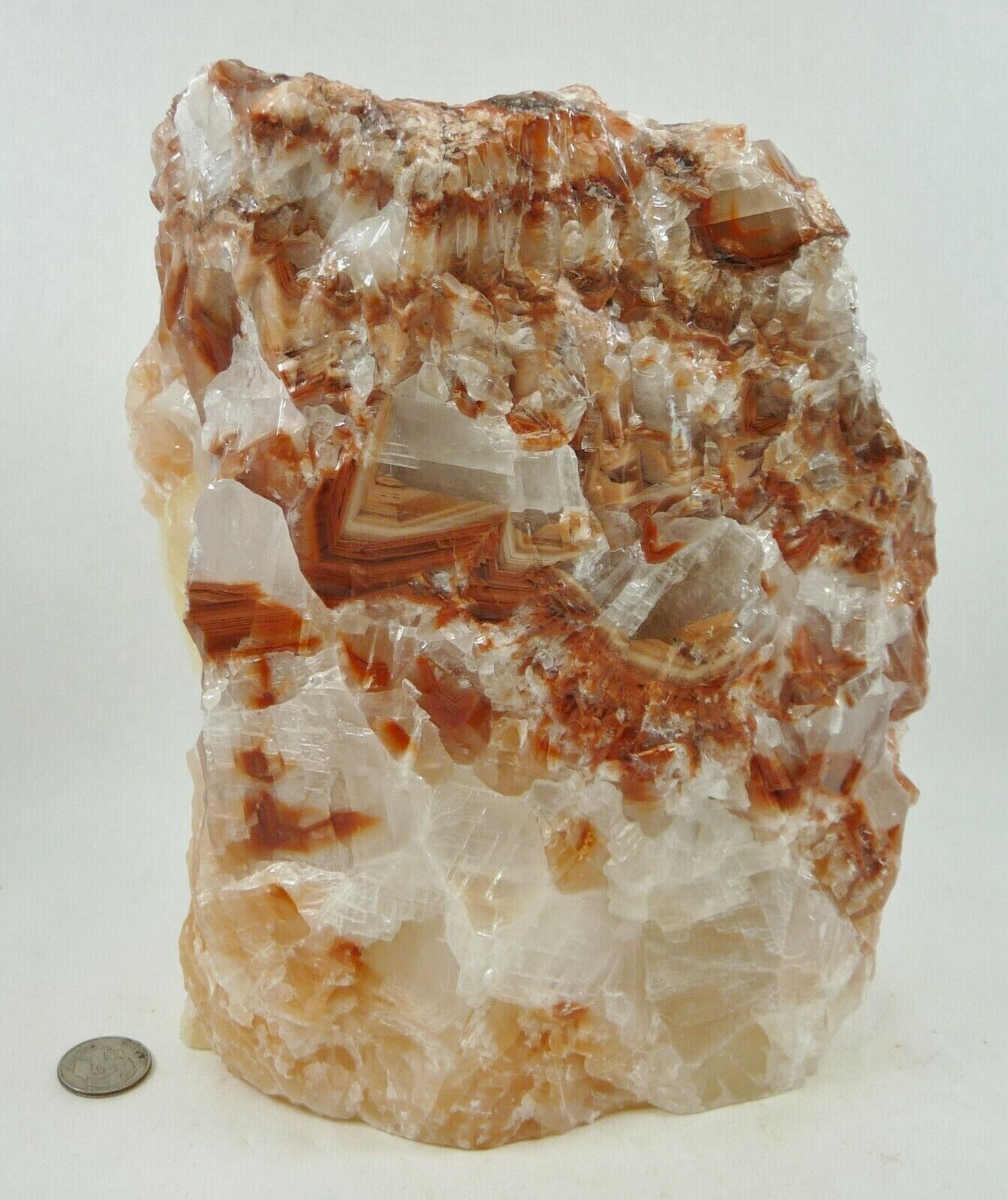 8.3 LB Natural Red Calcite Crystal Mexico Chakra Reiki Healing