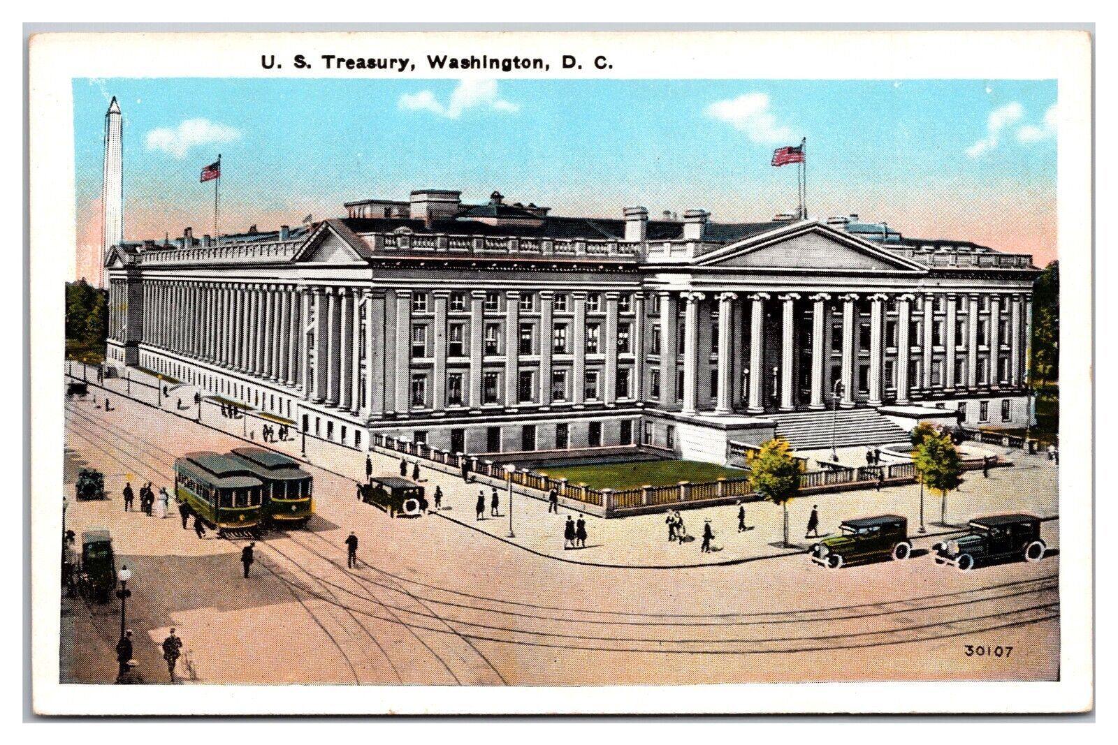 U.S Treasury, Washington D.C. Postcard