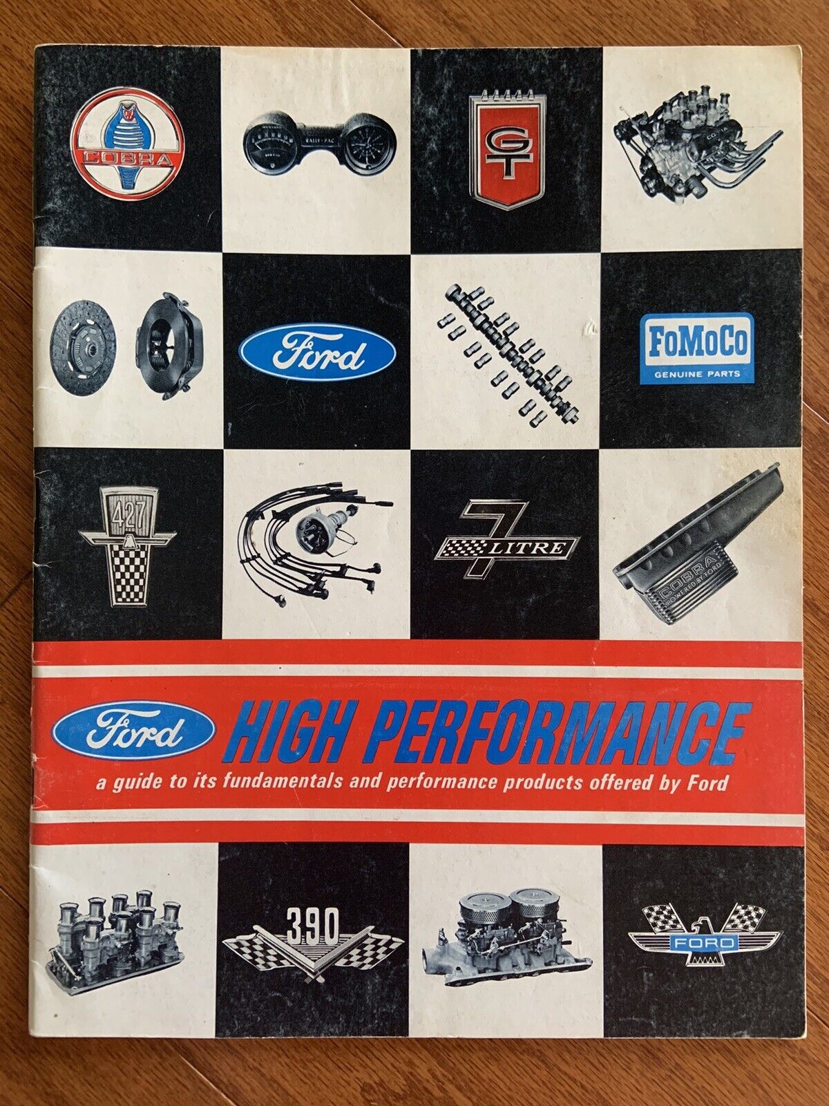 Original 1966 Ford High Performance Sales Brochure Catalog 66 Cobra
