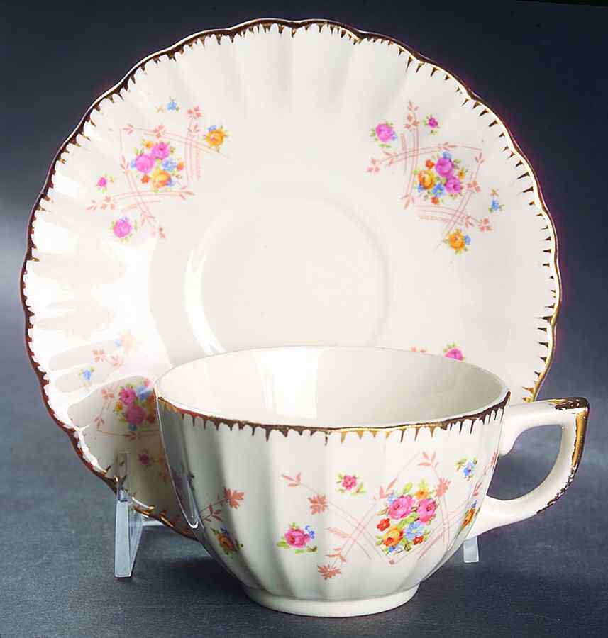 Limoges-American New Princess  Cup & Saucer 318044
