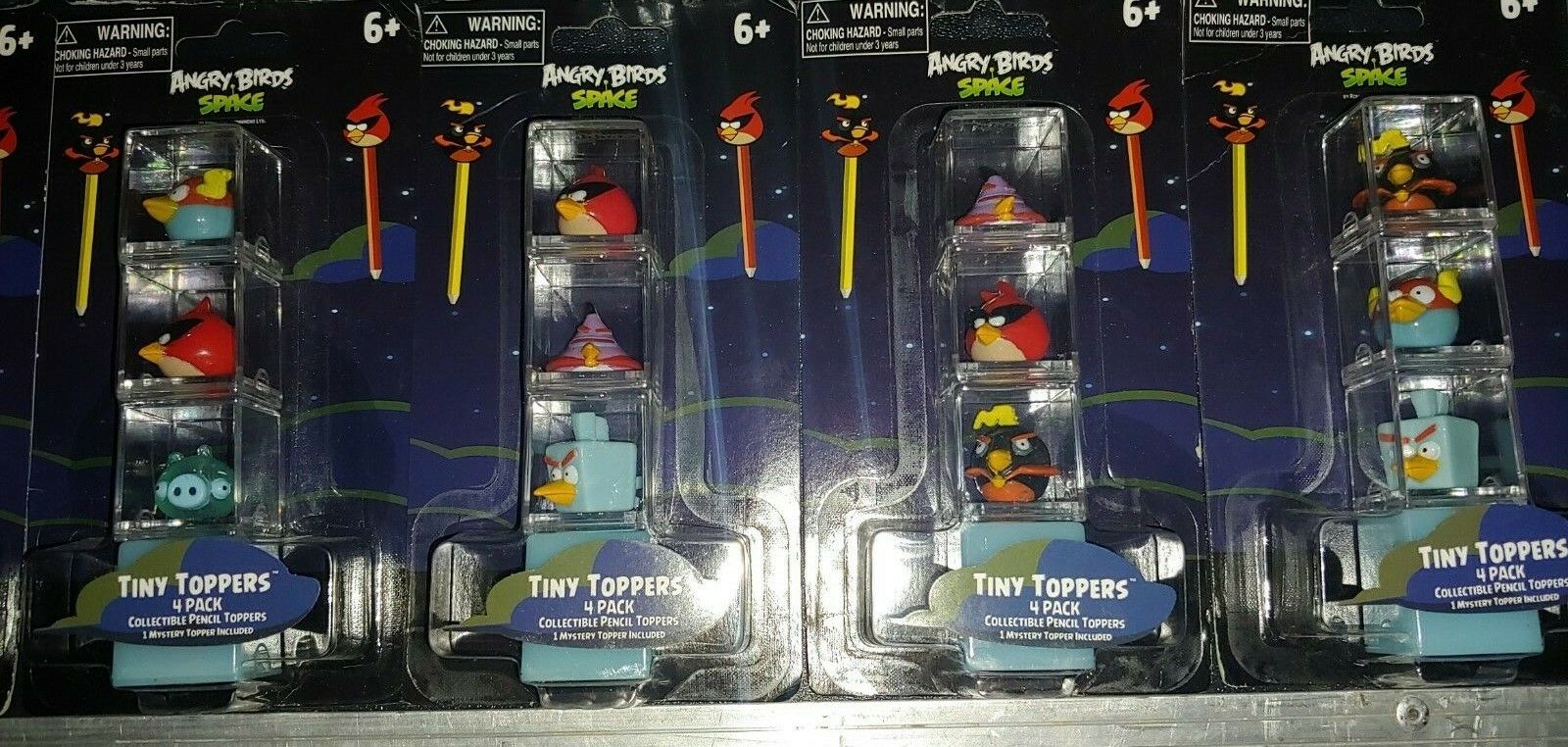 25 Lot Angry Birds Tiny Toppers 4pk....L@@KGreat Deal