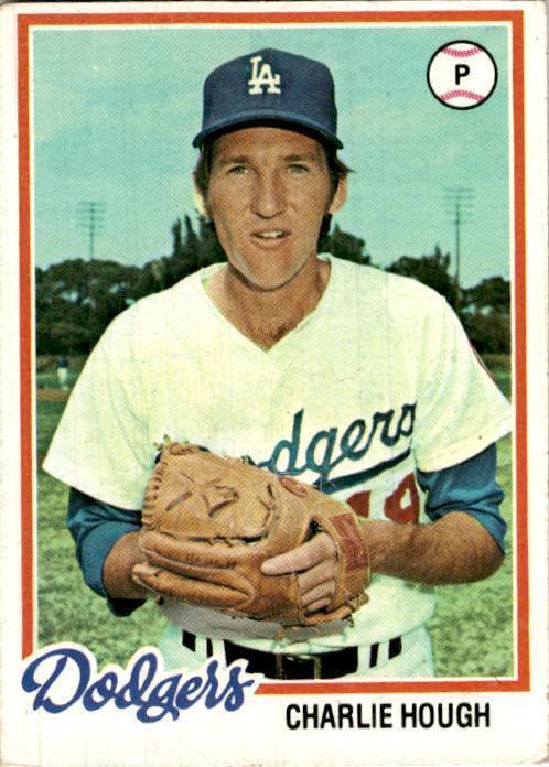 1978 Topps #22 Charlie Hough Los Angeles Dodgers Vintage Original