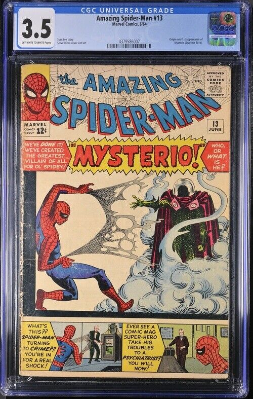 Amazing Spider-Man #13 Marvel Comics, 6/64 CGC 3.5