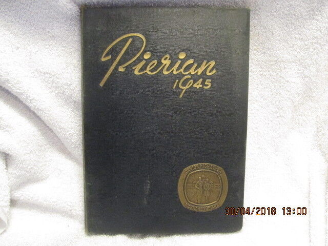 1945 Yearbook Richmond High School IN Pierian With Great Photos & No Writing
