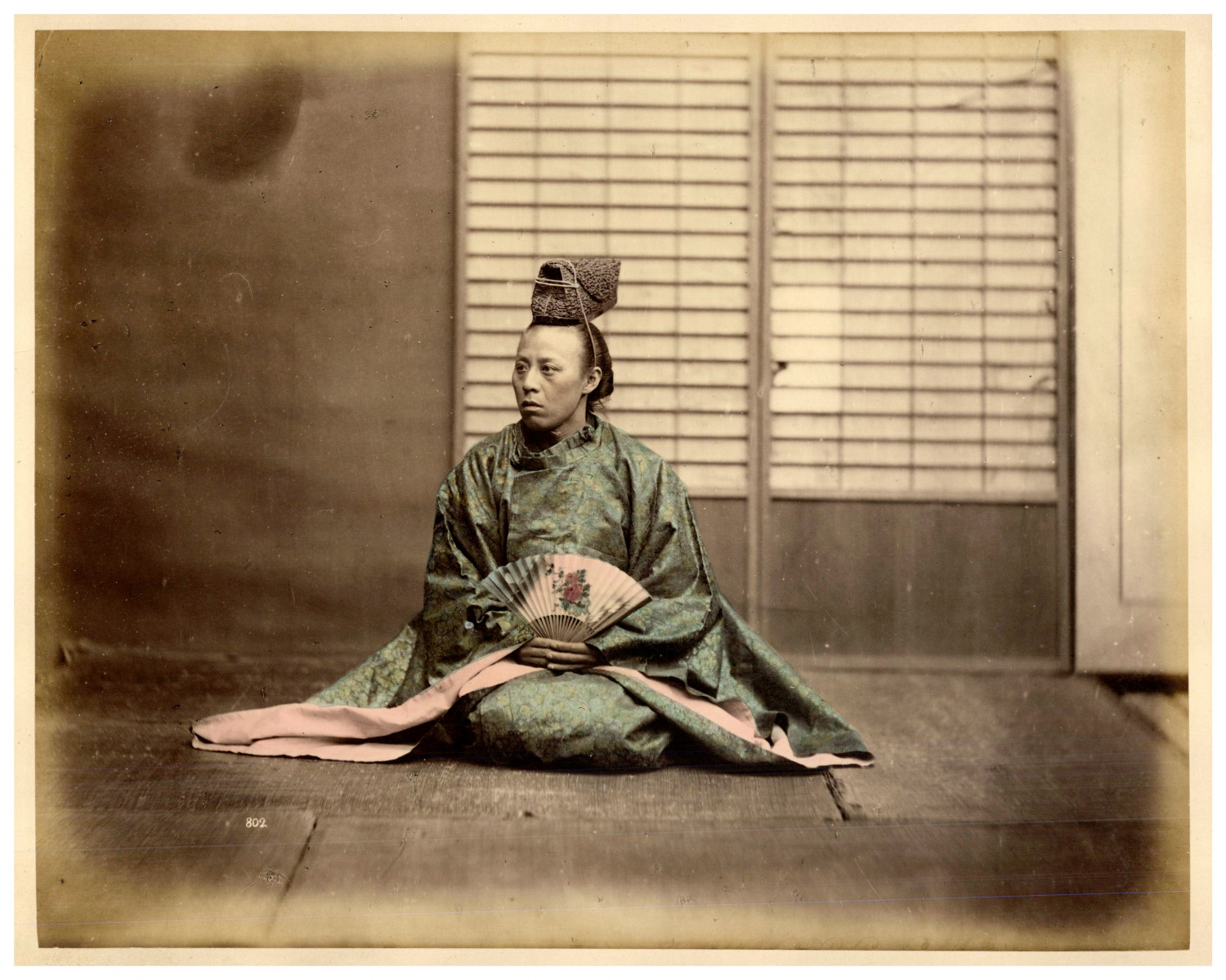 Japan, Japanese nobleman, by Stillfried and Andersen Yokohama Vintage Albumment p