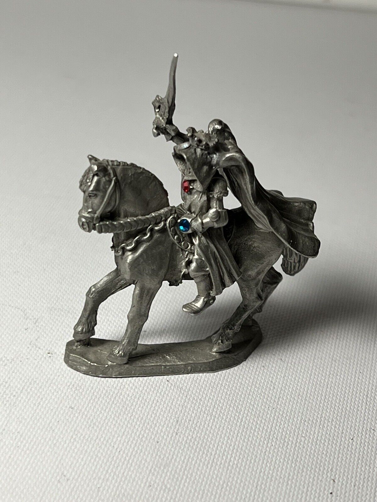 VTG 86 Ral Partha Pewter Knight On Horse Mini Statue D&D Fantasy PP 231 Figurine