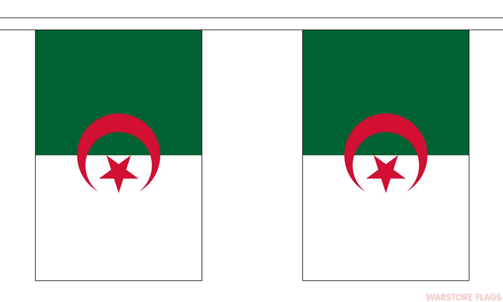 ALGERIA 9 METRE BUNTING 30 FLAGS flag ALGERIAN Arab african